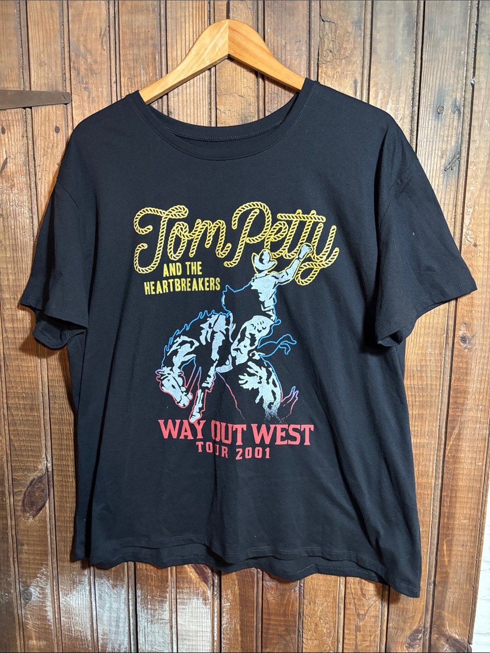 Tom Petty Way Out West Black Graphic Tee